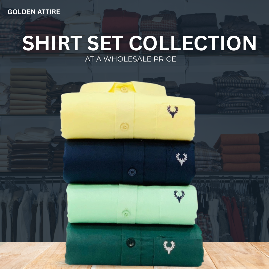 Branded Everyday Shirt - COMBO OF 4