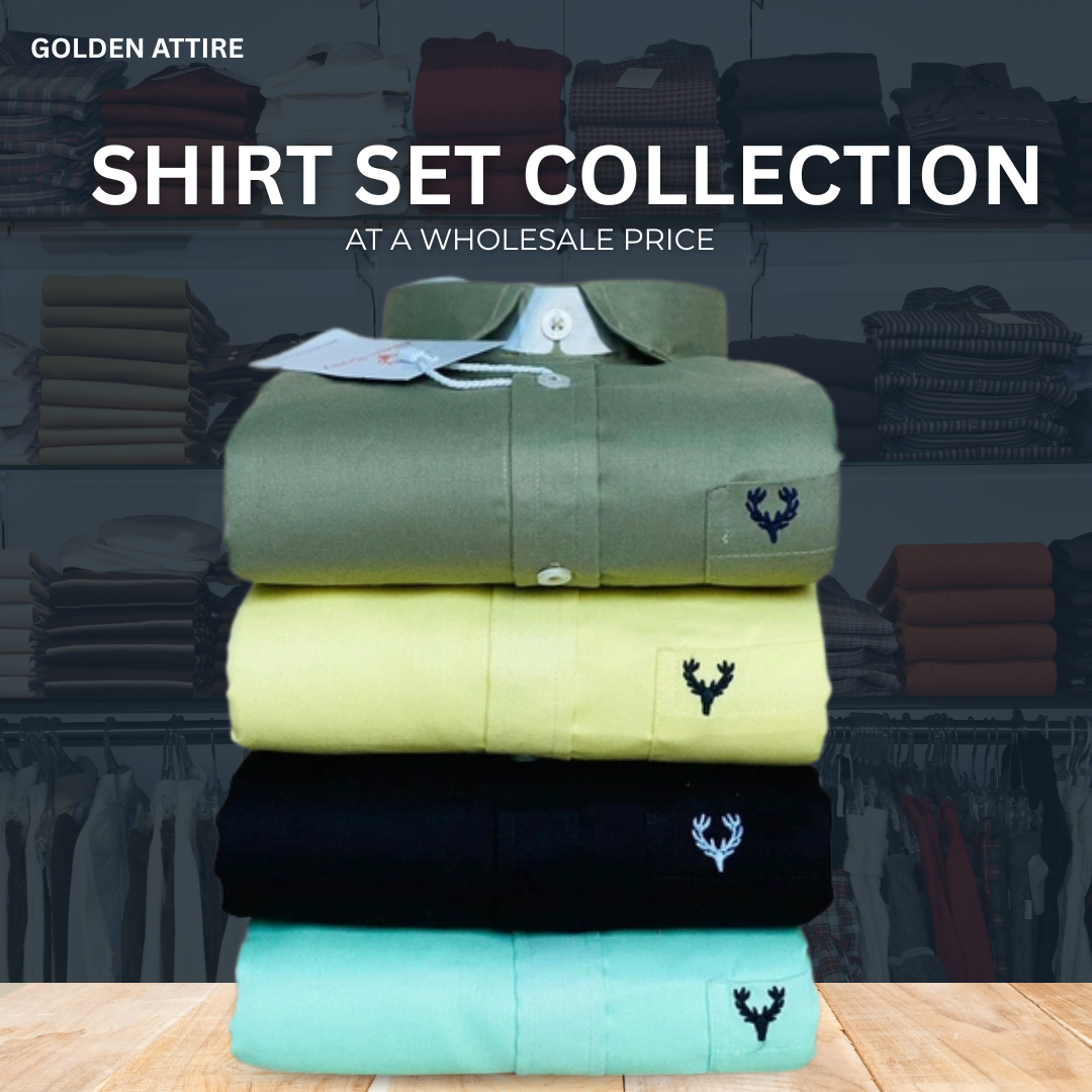 Branded Everyday Shirt - COMBO OF 4
