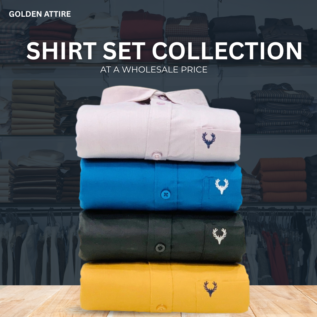 Branded Everyday Shirt - COMBO OF 4