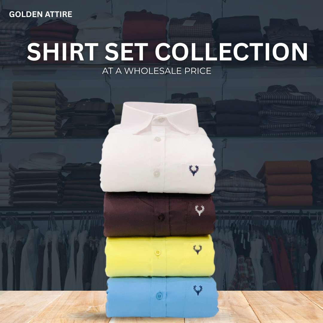 Branded Everyday Shirt - COMBO OF 4
