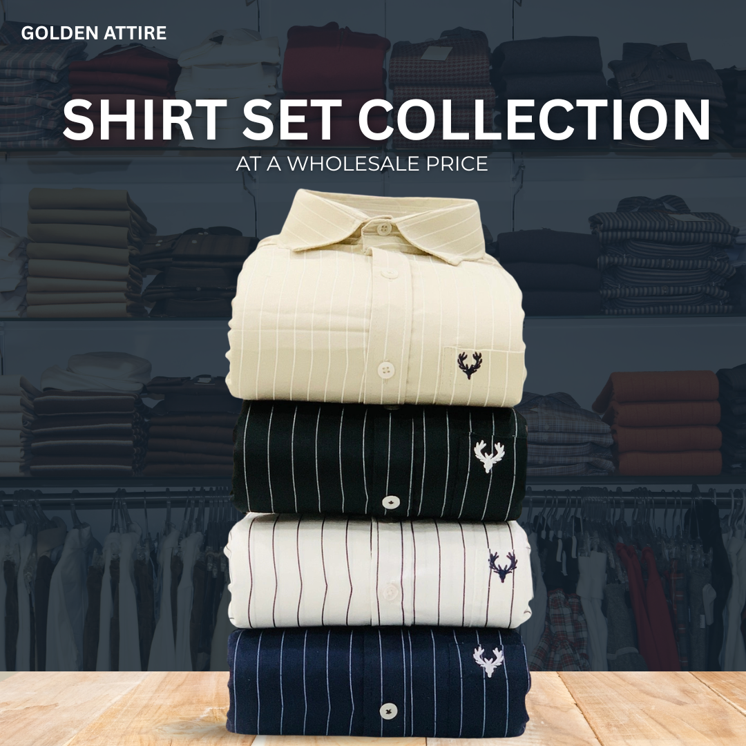 Branded Everyday Shirt - COMBO OF 4