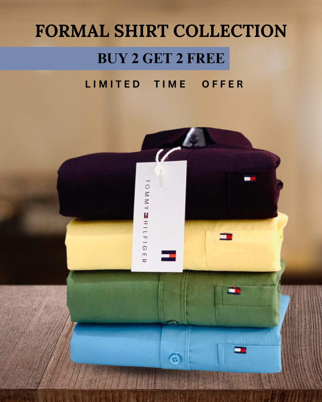 Branded Everyday Shirt - COMBO OF 4