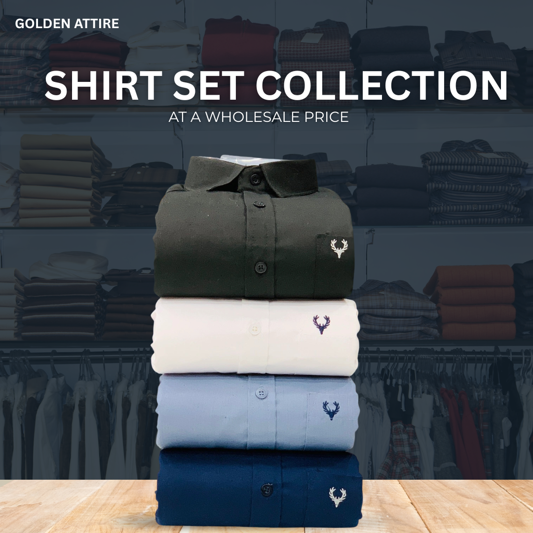 Branded Everyday Shirt - COMBO OF 4