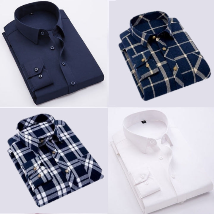 Branded Everyday Shirt - COMBO OF 4