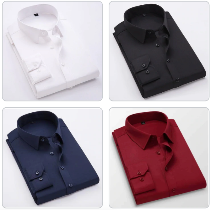 Branded Everyday Shirt - COMBO OF 4