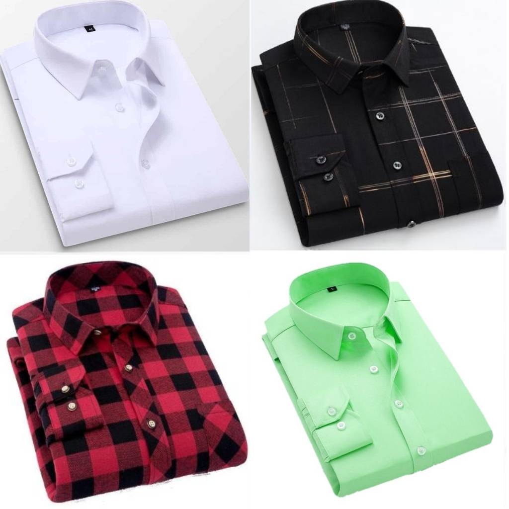 Branded Everyday Shirt - COMBO OF 4