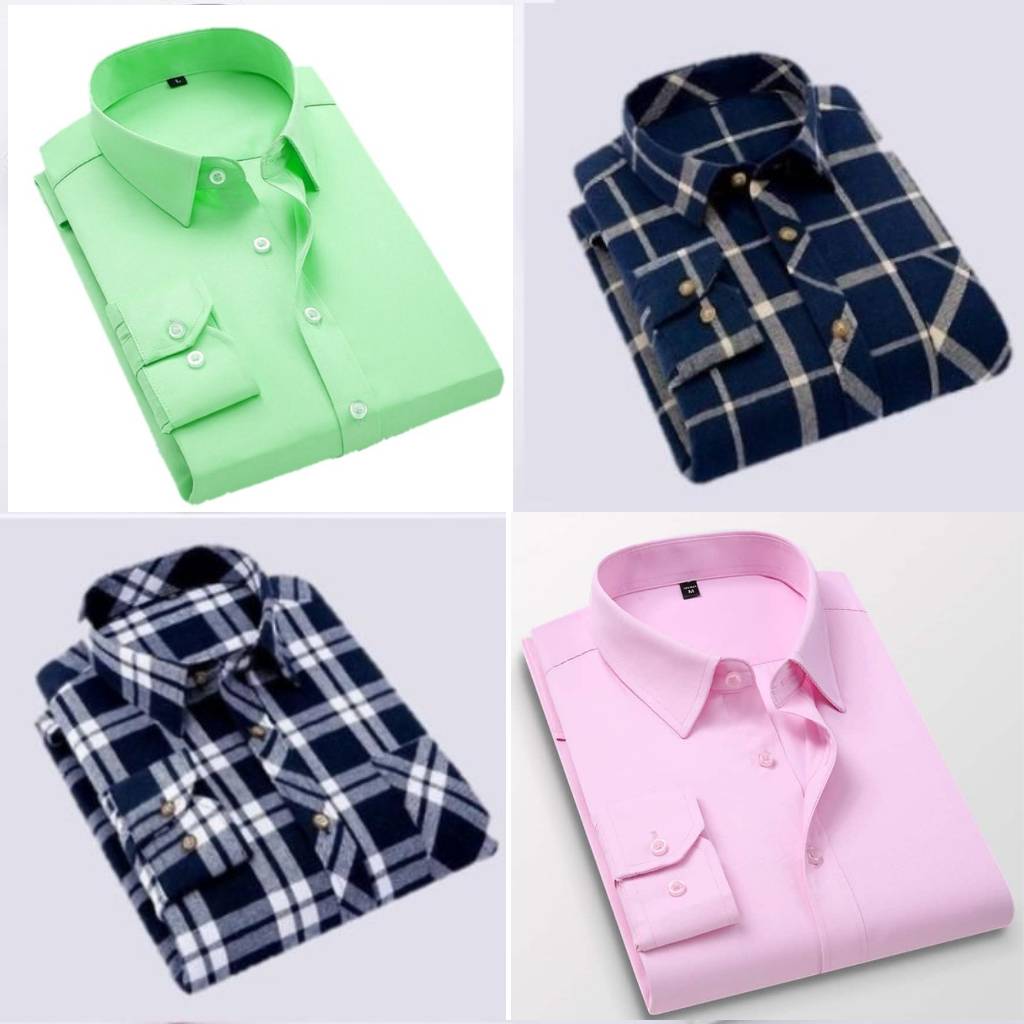 Branded Everyday Shirt - COMBO OF 4